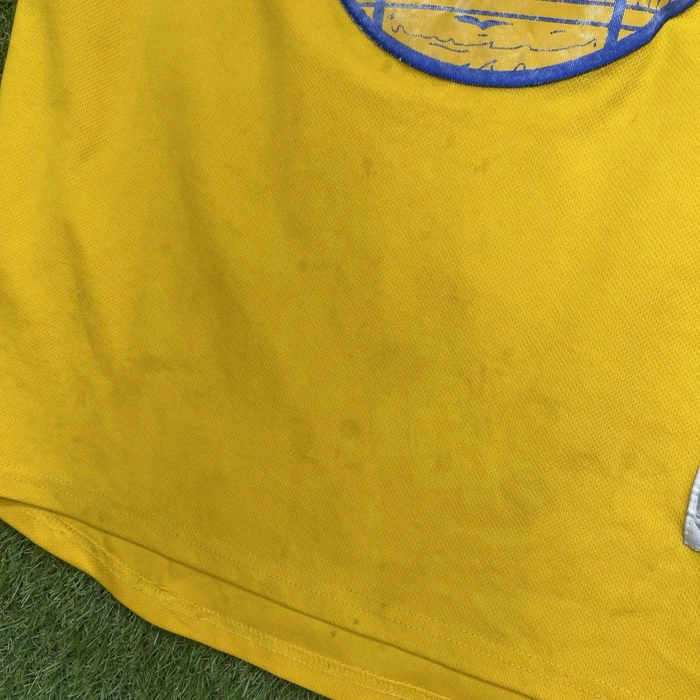 Golden State Warriors Adidas Jersey Mens Medium Kevin Durant #35 Yellow The City